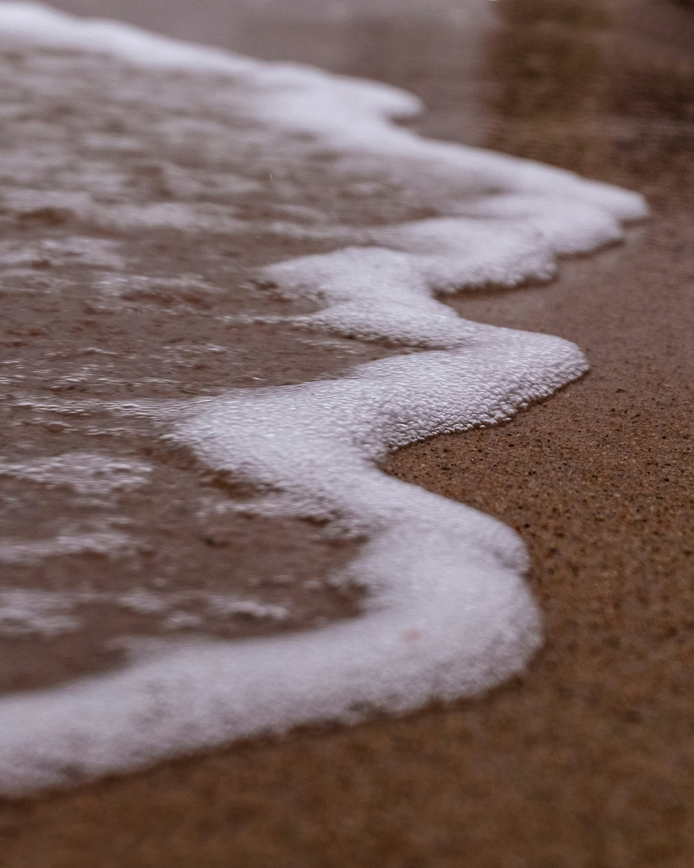 white and brown sand on brown sand